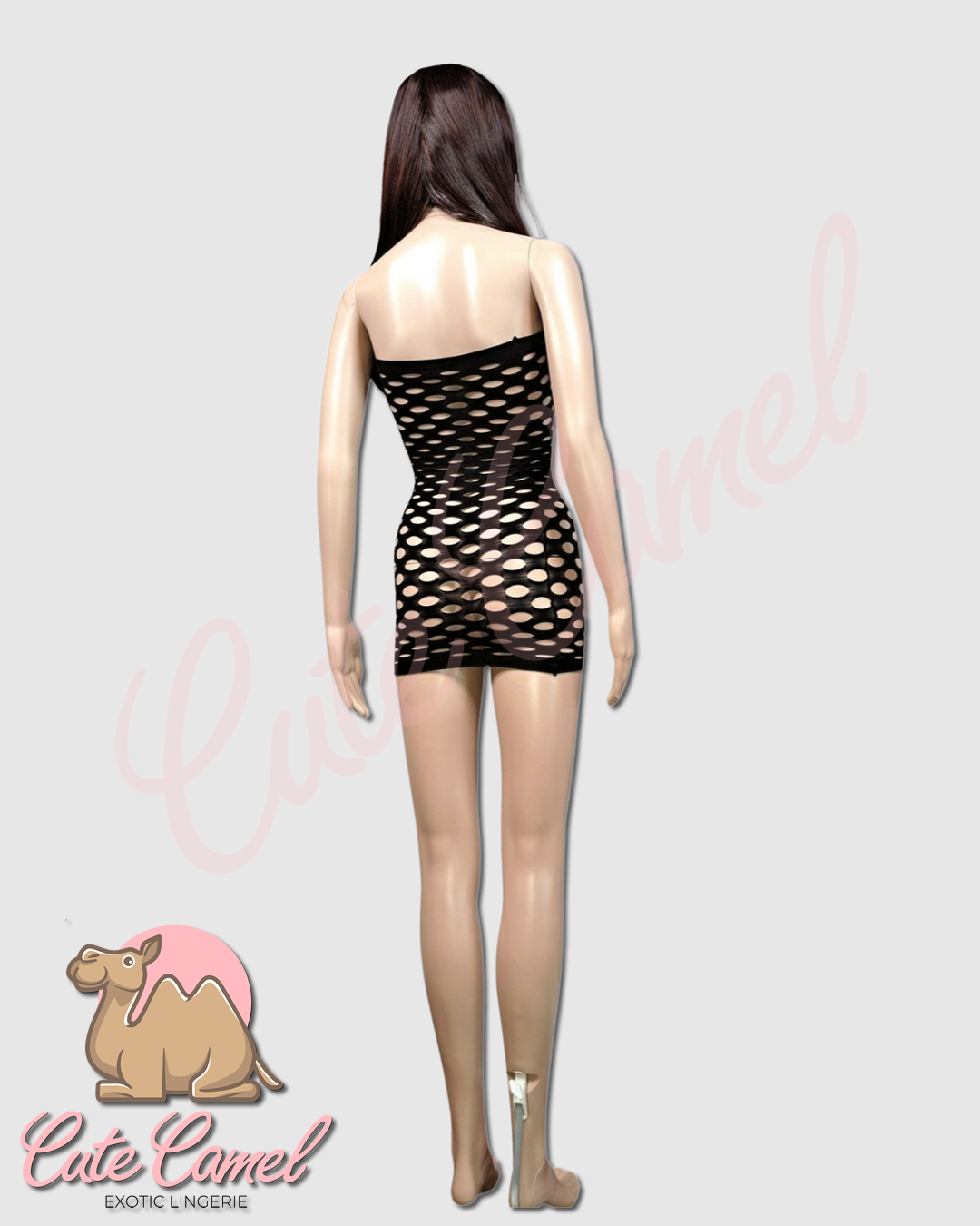 CC Exotic Bold Allure Mesh Mini Skirt ~ Black